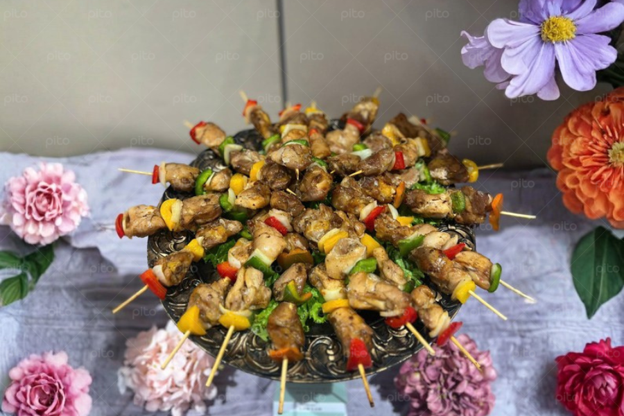 Tiệc Finger Food Decor Tone Tím 40 Khách 2