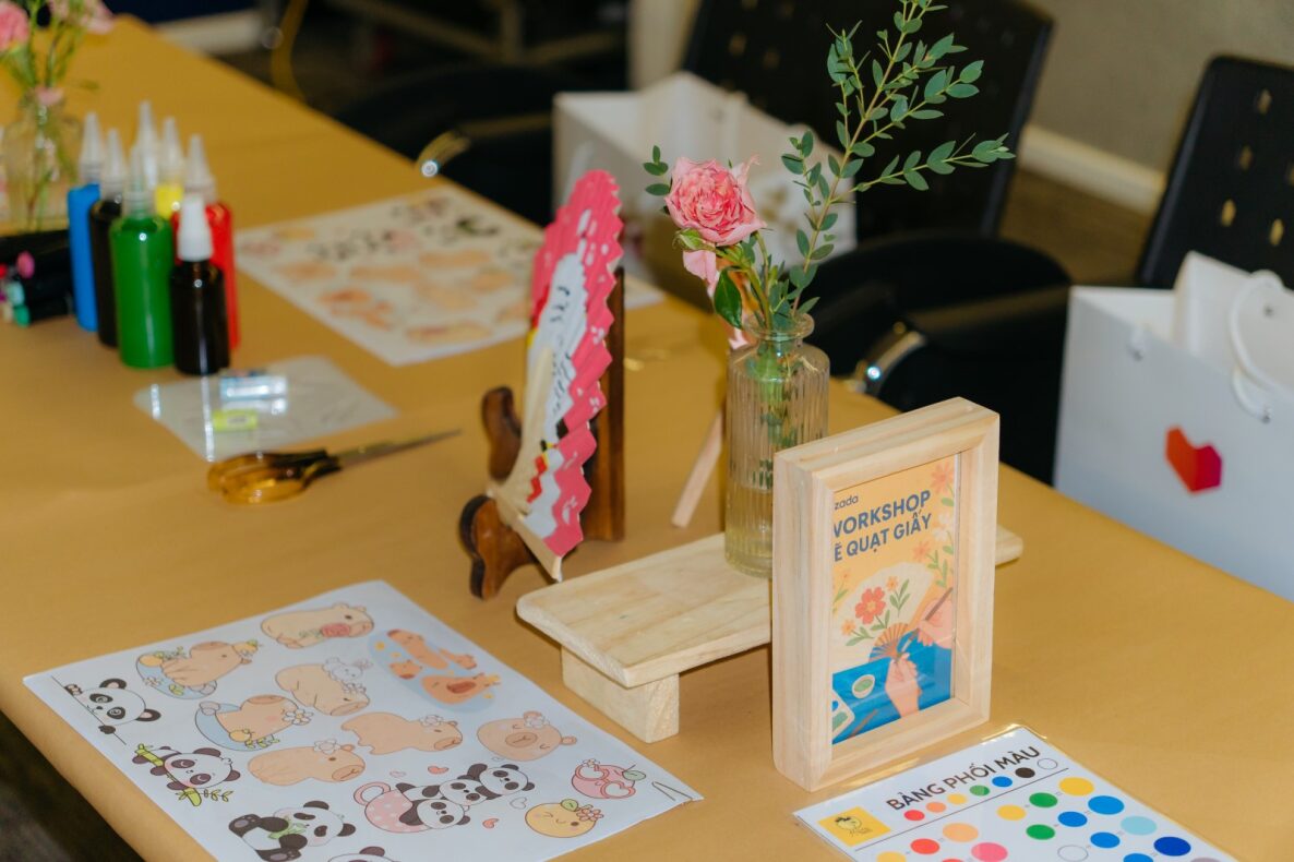 Workshop Vẽ Quạt Giấy 2