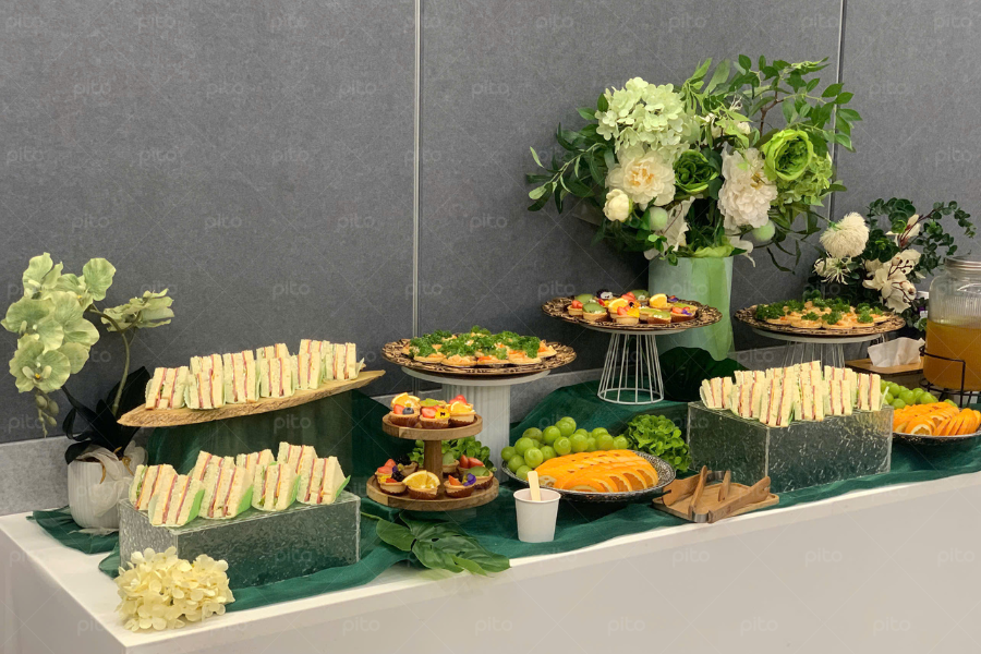 Tiệc Teabreak Xanh Lá 2