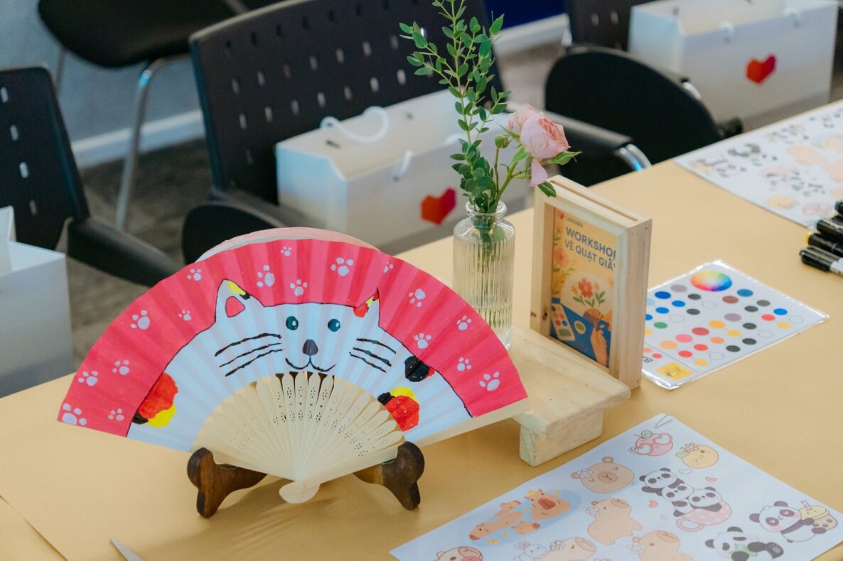 Workshop Vẽ Quạt Giấy 3