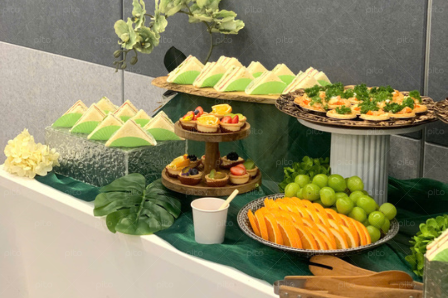 Tiệc Teabreak Xanh Lá 4