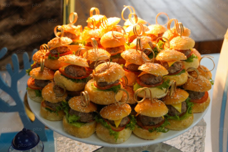 Tiệc Finger Food Decor Thuyền Và Đại Dương Tone Màu Xanh 5