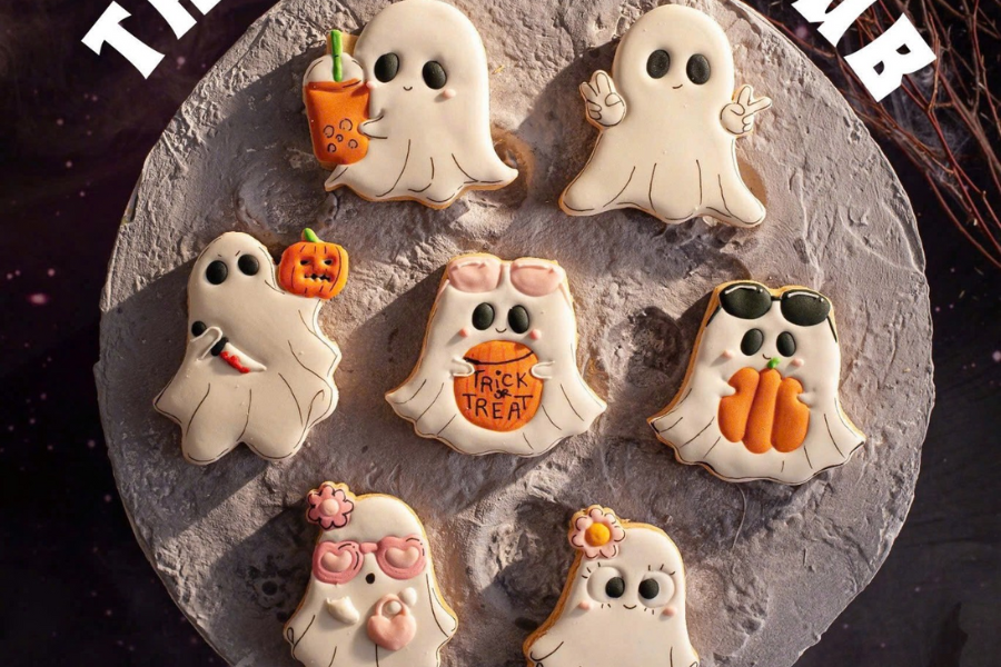 Cookie Halloween Bóng Ma Cute